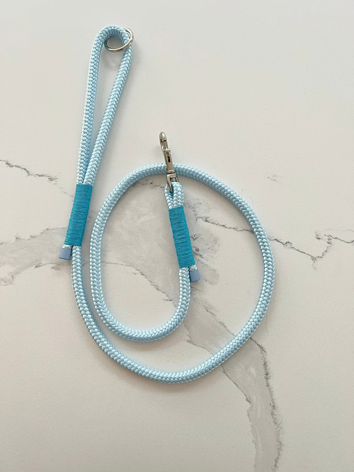 Ice Blue Rope Lead