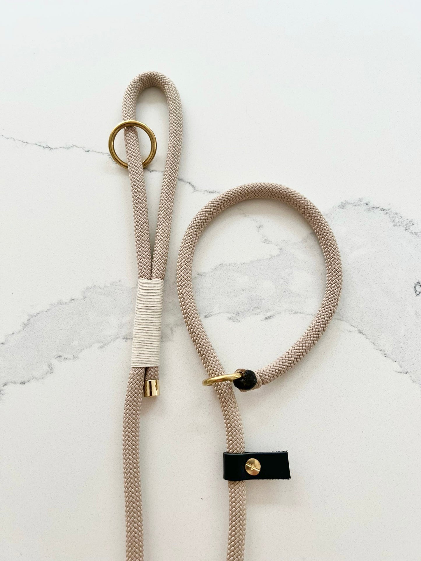 Tailored Taupe Slip Lead