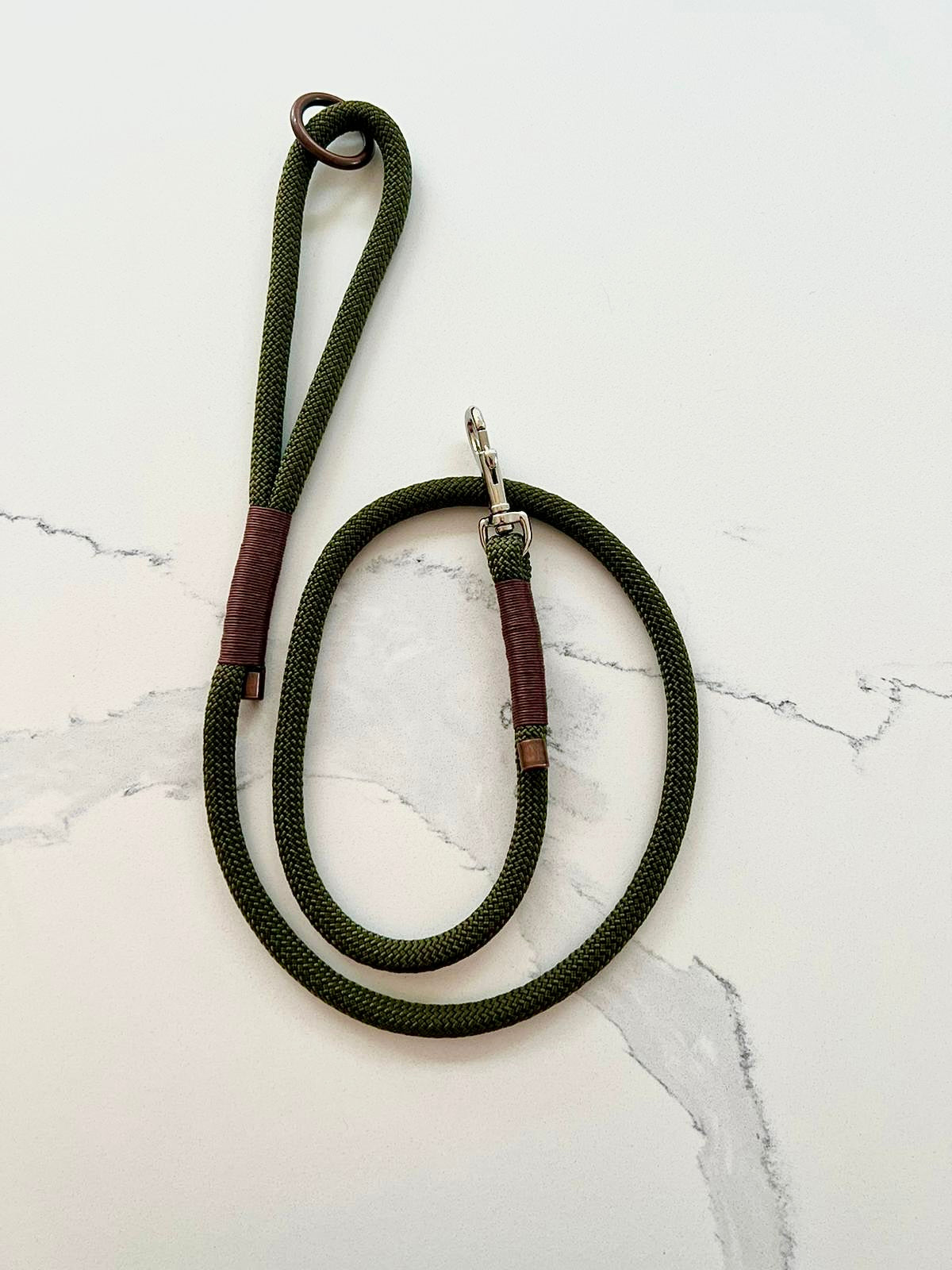 Army Green Rope Lead