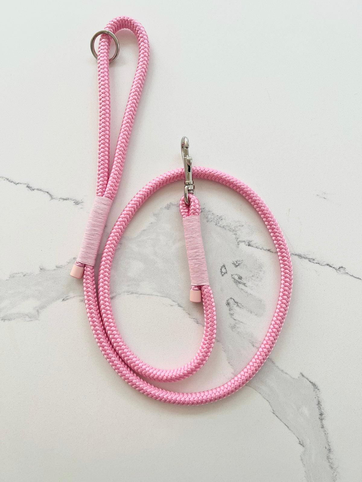 Pastel Pink Rope Lead