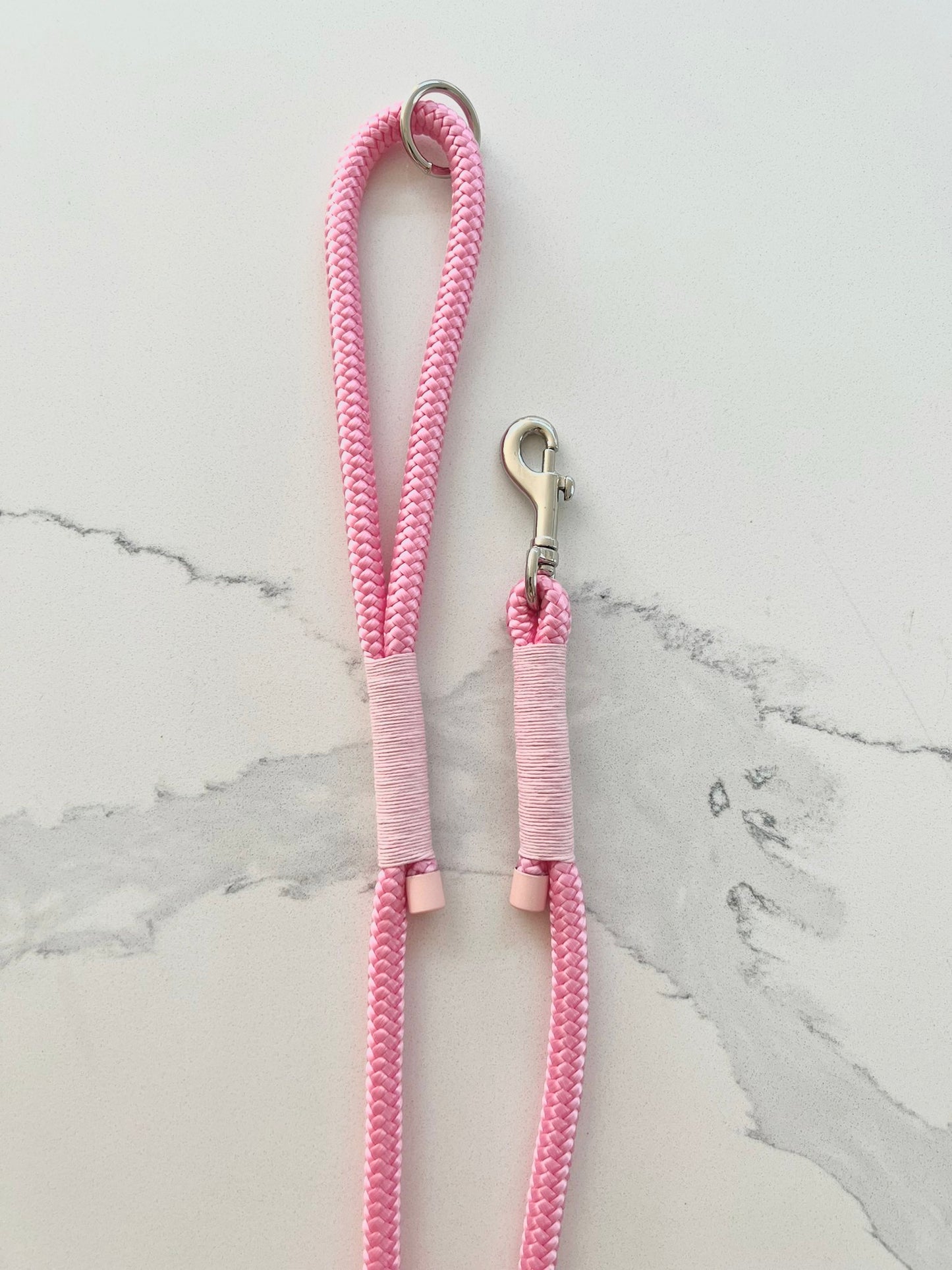 Pastel Pink Rope Lead