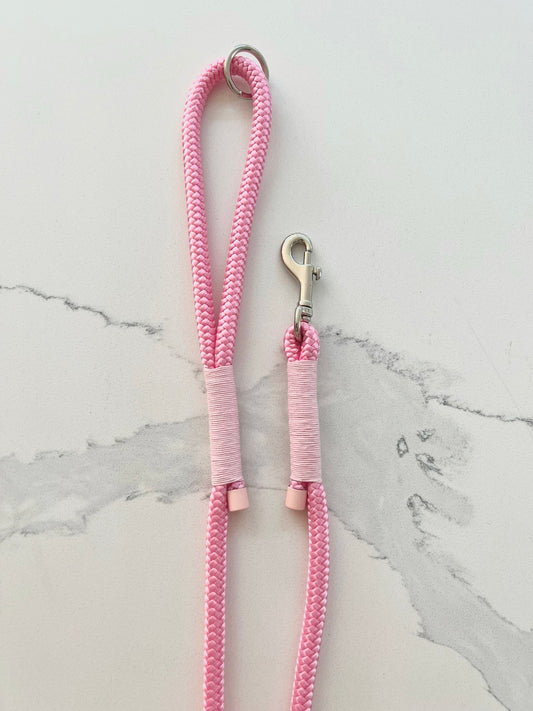 Pastel Pink Rope Lead