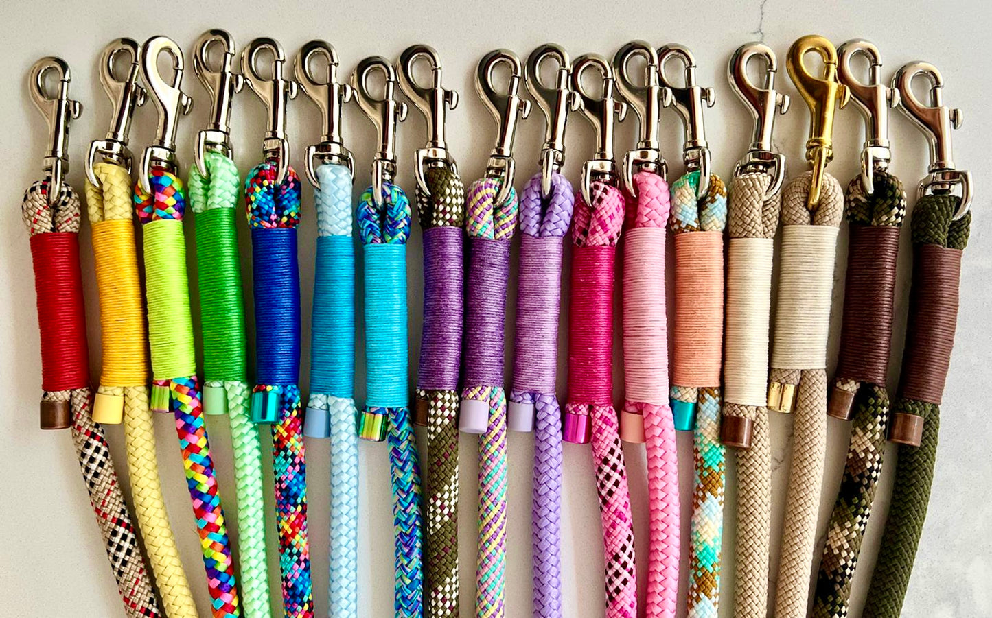 Lilac Hound Rope Lead