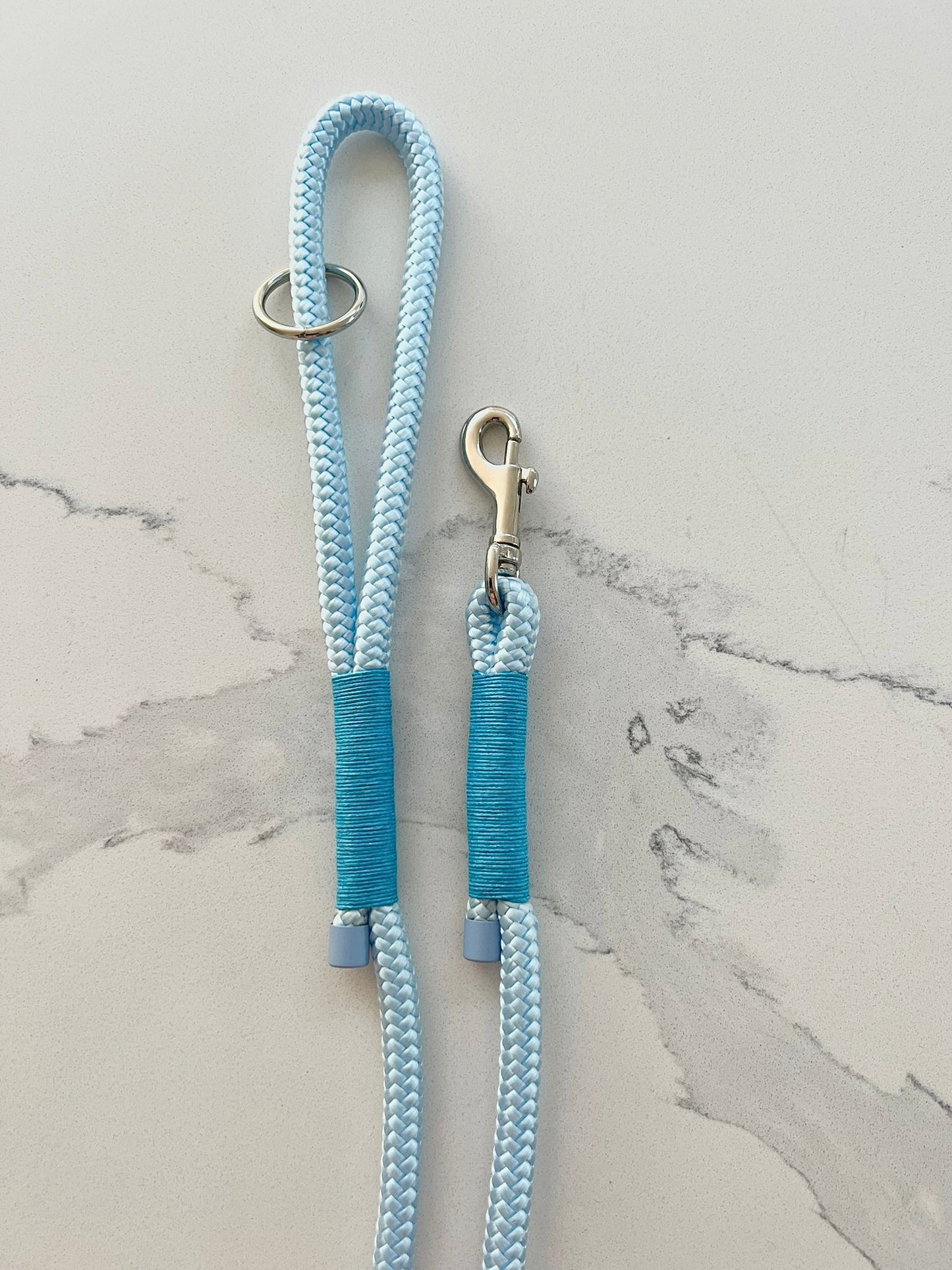 Ice Blue Rope Lead